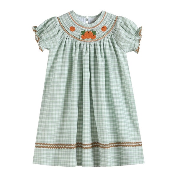 Smocked Bishop Dress- Rainbow