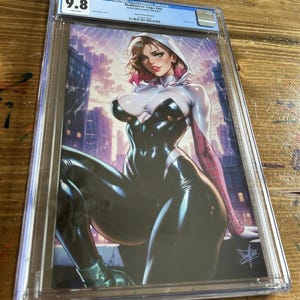 Spider-Gwen Cosplay Costume Variant-Multiverse Saga- Cover by Dhaxina CGC 9.8 bild 2