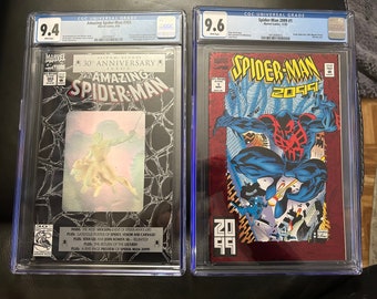 Amazing Spider-Man #365 CGC 9.4 Spider-Man 2099 #1 CGC 9.6