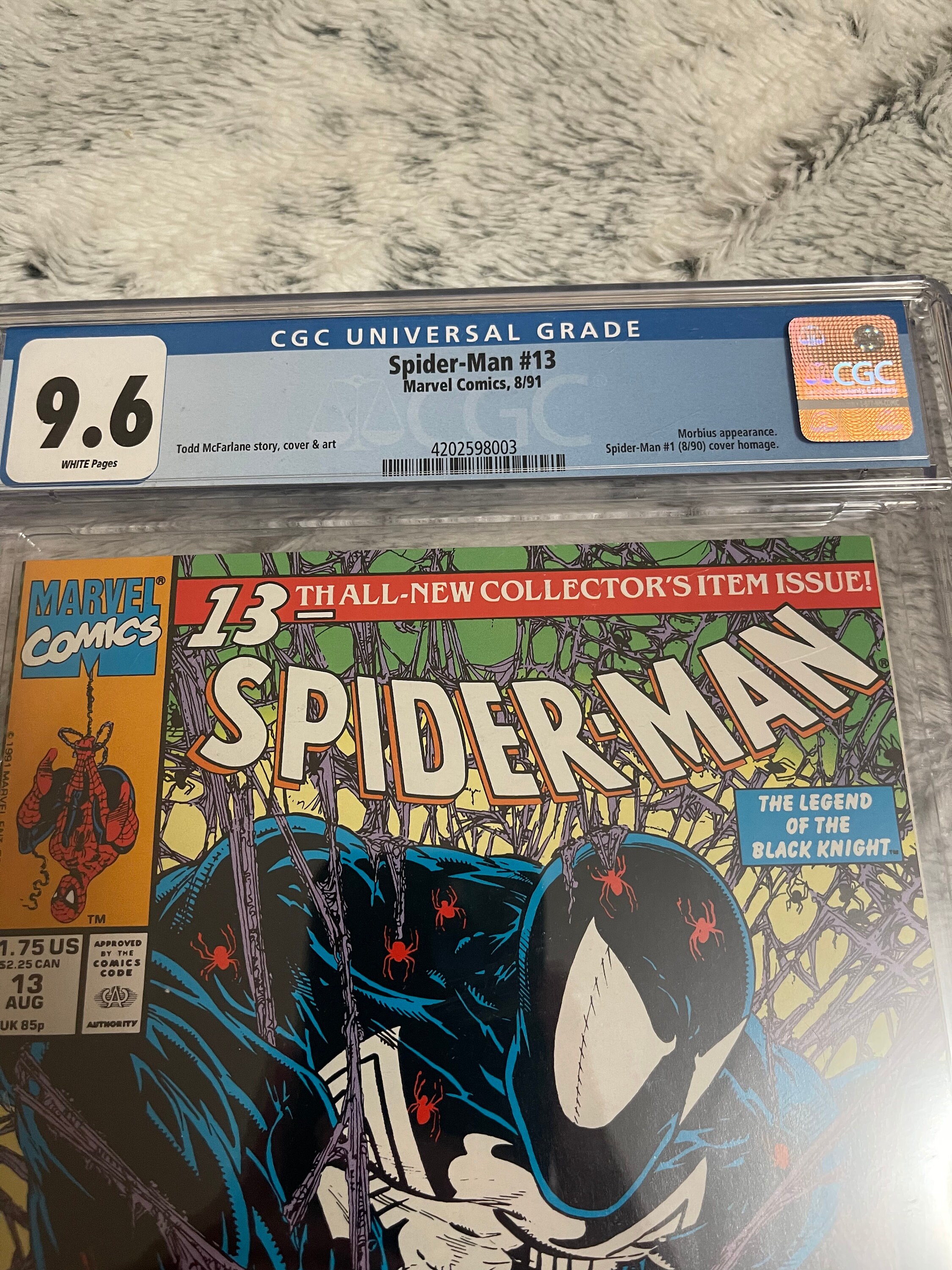 Spiderman 1 Mcfarlane Silver Cgc Spiderman 1 Mcfarlane CGC Etsy