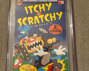 Itchy & Scratchy Comics #1 CGC 9.2