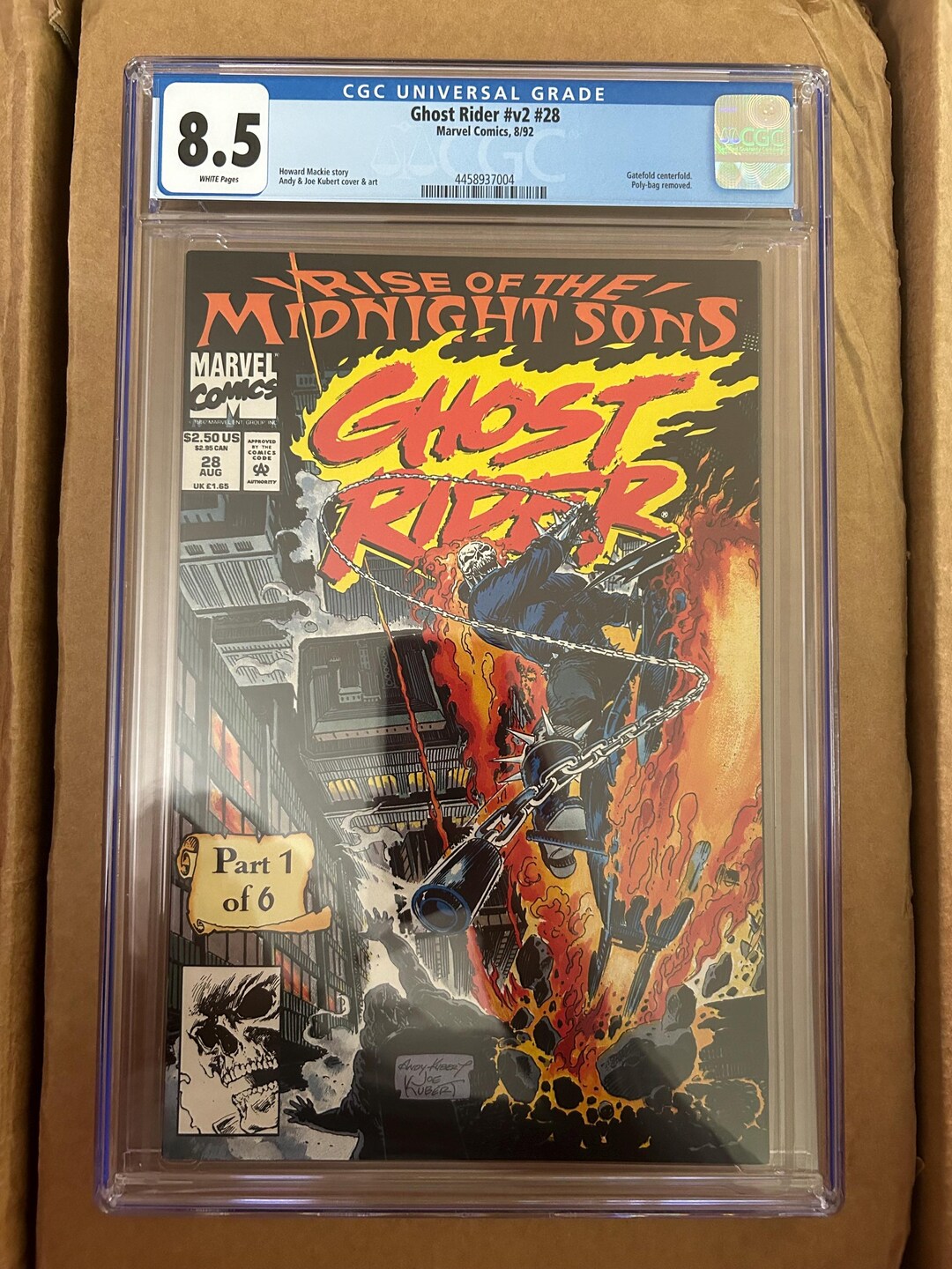 Ghost Rider 28 GHOST RIDER 28 V2 CGC 8.5 App Midnight Sons - Etsy