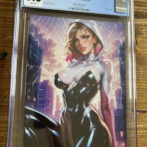 Spider-Gwen Cosplay Costume Variant-Multiverse Saga- Cover by Dhaxina CGC 9.8 bild 3