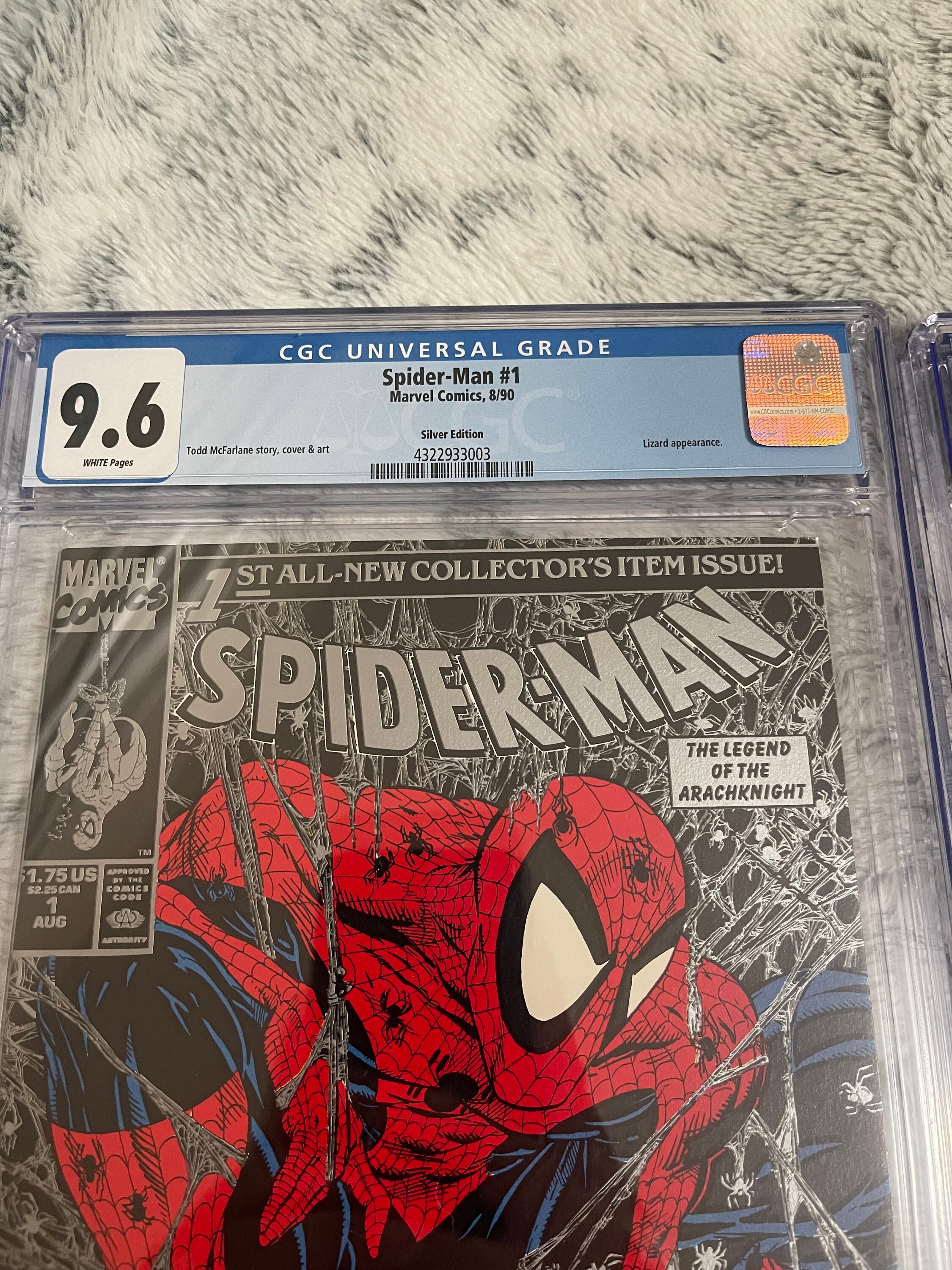 Spiderman 1 Mcfarlane Silver Cgc Spiderman 1 Mcfarlane CGC Etsy