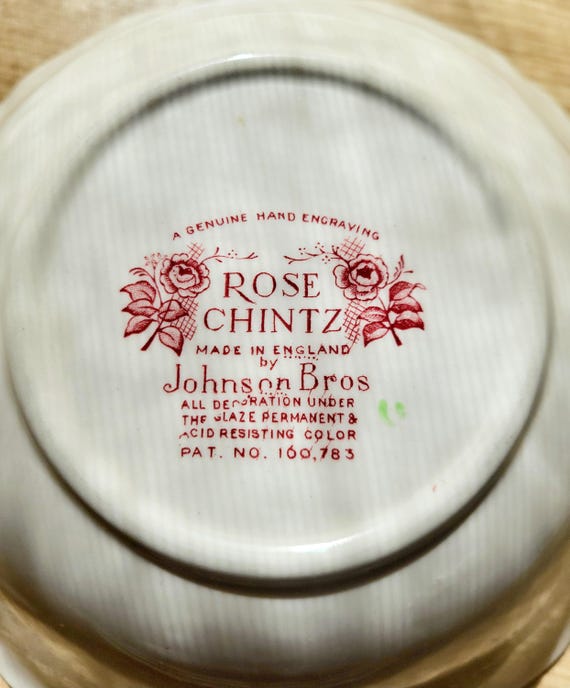 Rose Chintz Johnson Brothers | Assorted Pieces | Made in England