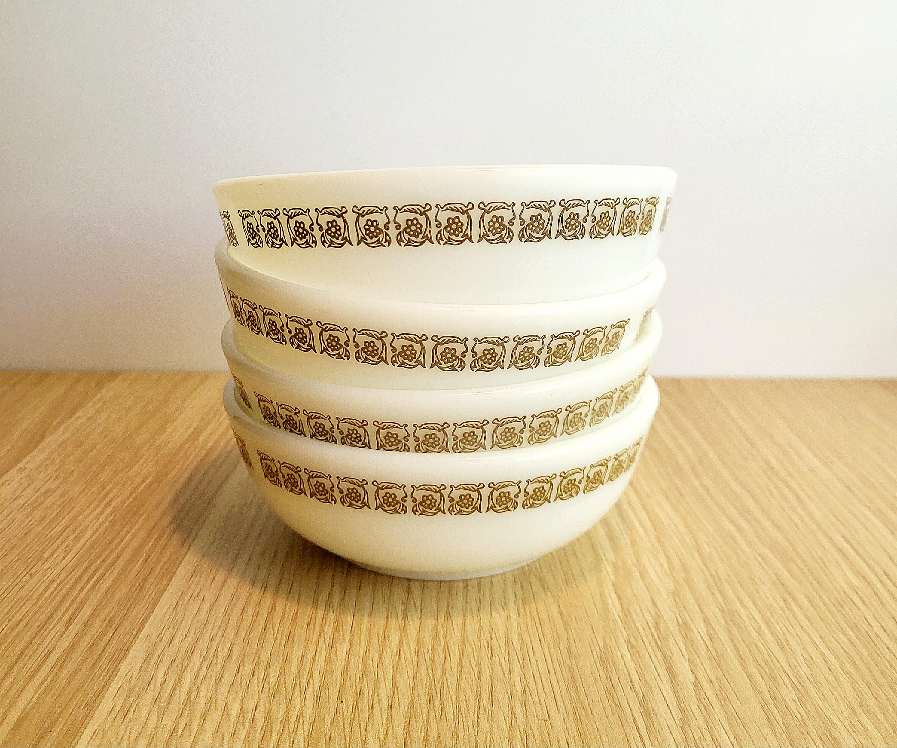 Vintage Pyrex Tableware by Corning | Various Pieces | 1970s Dinnerware | Tiburon | Emerald Green Band