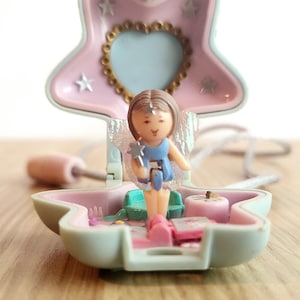 Vintage 1992 Polly Pocket Little Lulu&#39;s Fairy Spells Locket | Bluebird Toys | Rare Magical Collectible | Complete