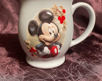 Disney Mickey Mouse 3D Mug Blue 3 Dimensional Blue