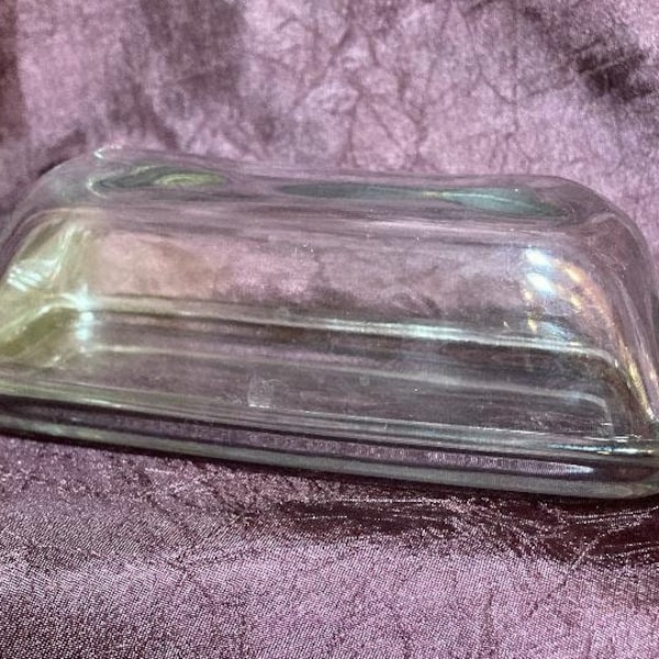 Glass Butter Dish Etsy