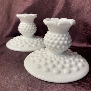 Fenton candle sticks - Etsy 日本