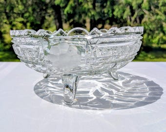 McKee Innovation Three Footed Compote Bowl