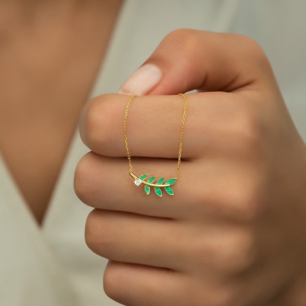 Olive Branch Charm Etsy