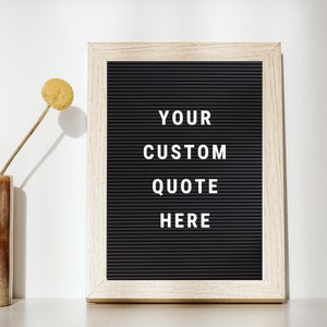Impresión de cita personalizada para tablero de letras, impresión de pared con cita divertida para tablero de letras, regalo divertido para inauguración de la casa