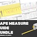 Measuring Tape Guide Set of 3 | Printable Measuring Tape Guide With ...