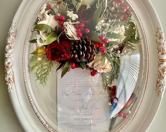 Bridal Bouquet Preservation|Wedding Flower Preservation|Wedding Preservation Gift| Pressed Flowers Preservation|Wedding Keepsake|Pressed