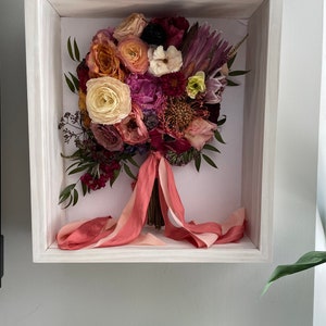 Bridal Bouquet Preservation|Wedding Flower Preservation|Wedding Preservation Gift| Pressed Flowers Preservation|Wedding Keepsake|Pressed