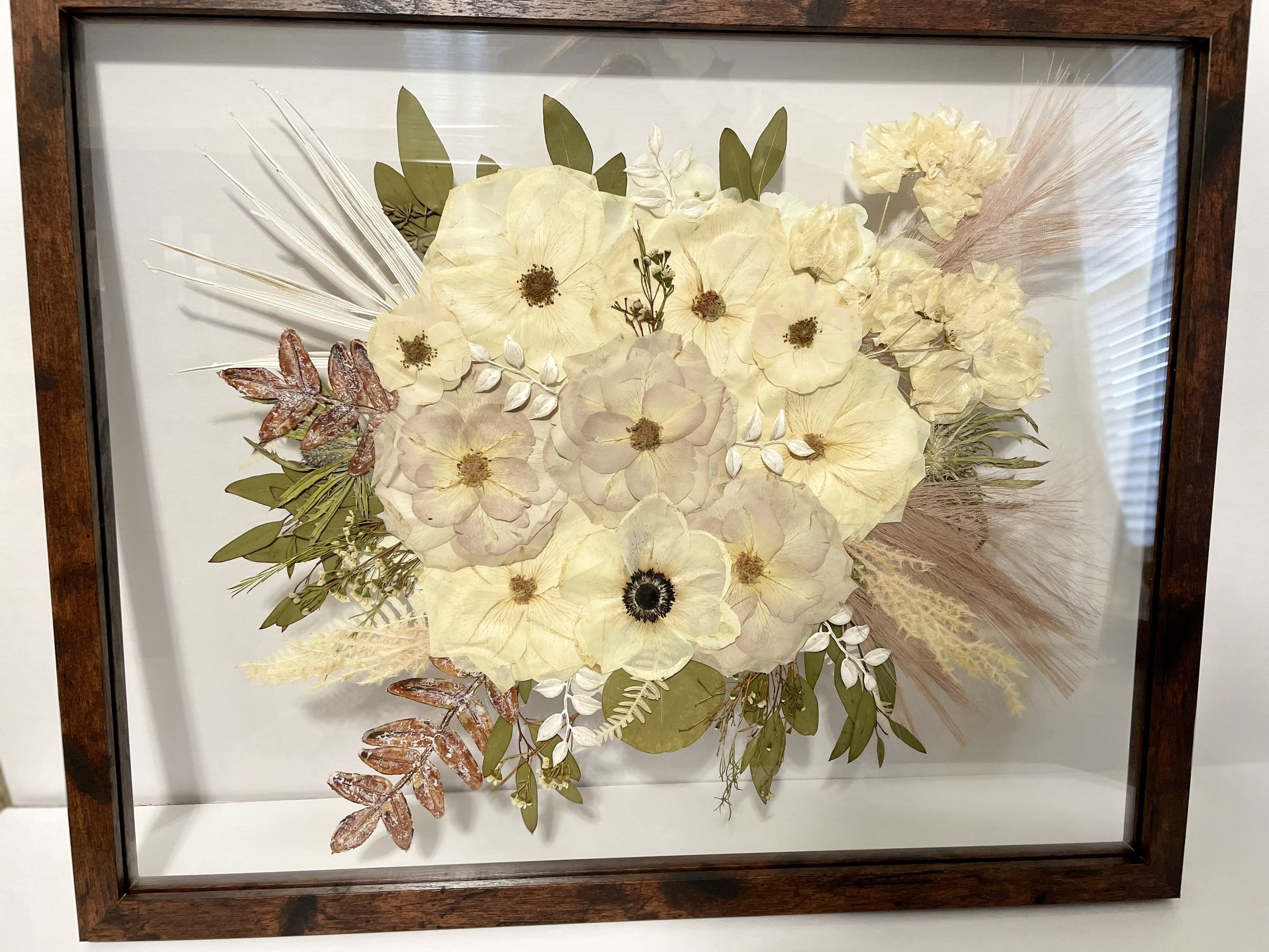 Wedding Bouquet Preservation, Pressed Flower Preservation, Framed Wedding Bouquet Preservation, Pressed Flower Preservation, Framed