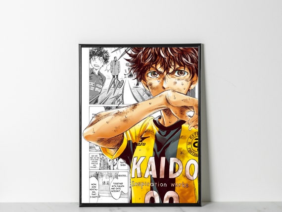 Aoashi Anime Manga Illustration Poster Canvas Frame 