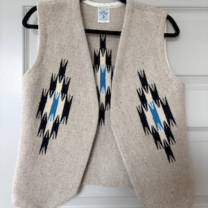 Vintage Chimayo Ortega Vest - Etsy