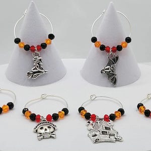 Halloween/Thanksgiving Wine Glass Charms