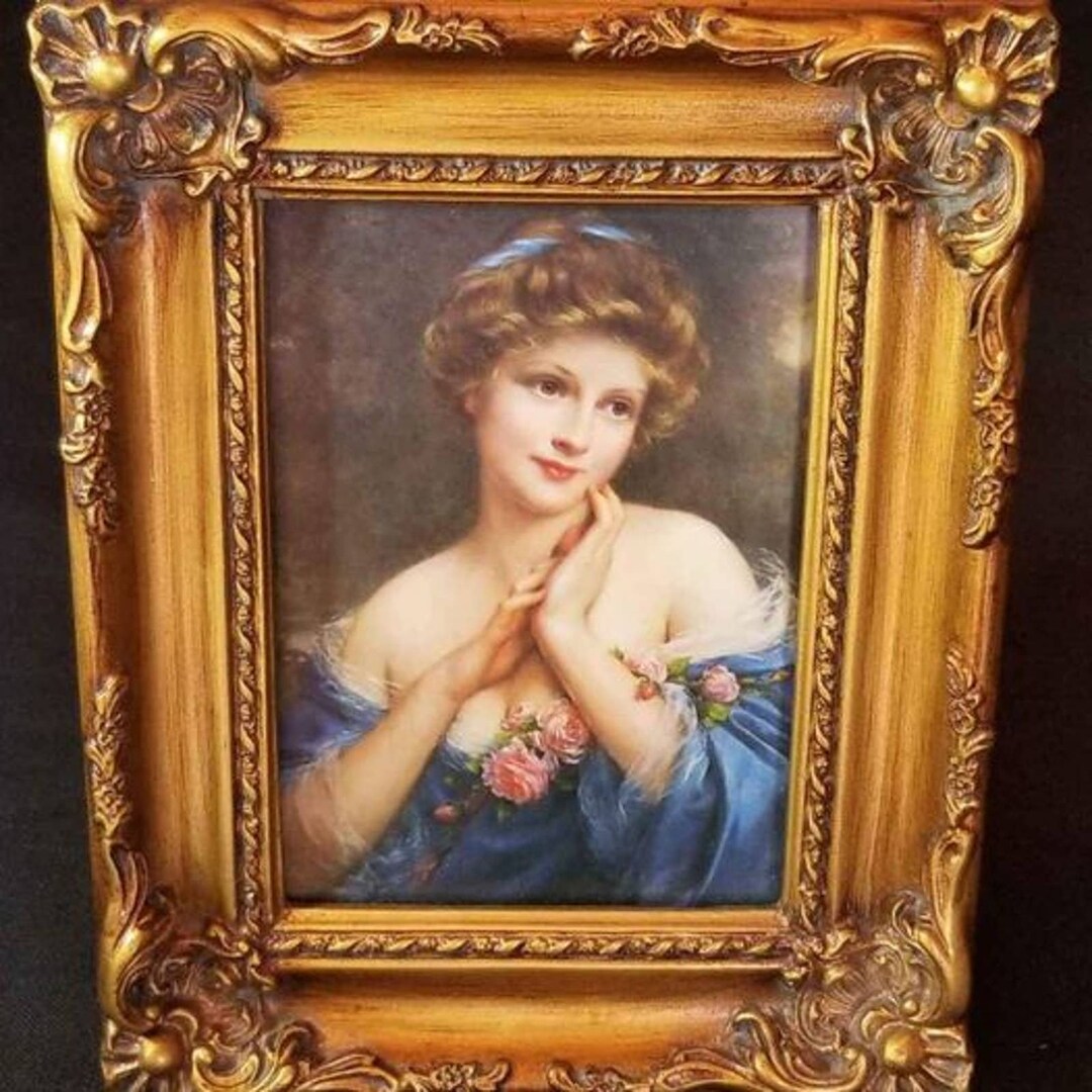 Vintage Yesteryear Picture Frames Ornate Gilt Etsy