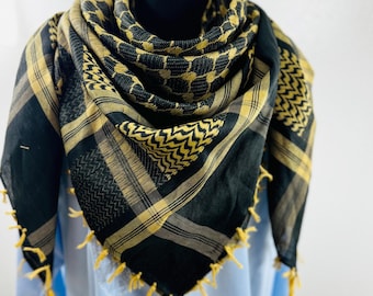 Shemagh Cotton Hood -outdoor, Desert, Festival - Made in USA