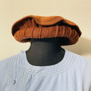 Afghan Pakol Hat/ Pakil Cap / Pashtun traditional hat / Pakol cap