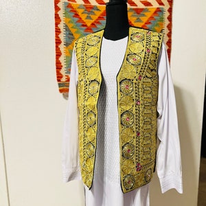 Afghan Traditional Waistcoat for Grooms / Waskat for Men / Afghani Party & Wedding Waistcoat for Men /Afghan Beautiful Waskat for Men