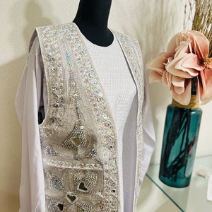 Afghan Traditional Waistcoat / Waskat for Men / Afghani Party & Wedding Waistcoat for Men /Afghan Beautiful Waskat for Men