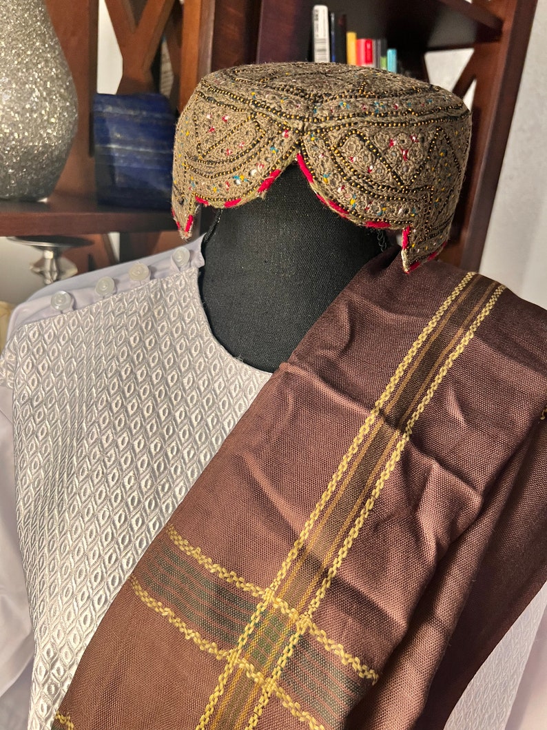 Kandahari Hat/Afghan Handmade Kandahari Cap / Pashtun traditional hat / Pashtun Hat S2