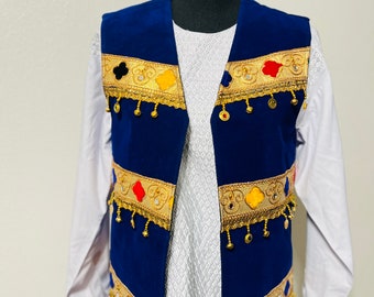 Afghan Traditional Waistcoat / Waskat for Men / Afghani Party & Wedding Waistcoat for Men /Afghan Beautiful Waskat for Men