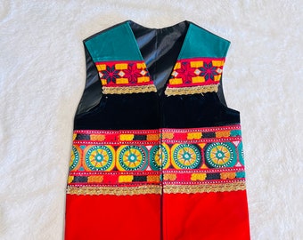 Boys Traditional Waistcoat / Afghani Waskat for Kids / Afghani Party & Wedding Waistcoat for Boys /Afghan Beautiful Waskat for Boys