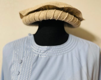 Handmade Afghan Pakol Hat/ Pakil Cap / Pashtun traditional hat / Pakol cap