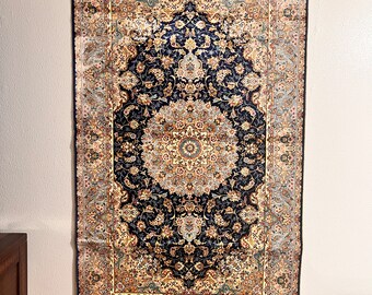 Afghani Silk Made Rug / Pure Silk Afghani Rug / Beautiful Silk Rug for Living Room and Office / Afghani Rug Made of Pure Silk