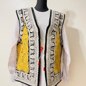 Afghan Traditional Waistcoat for Grooms / Waskat for Men / Afghani Party & Wedding Waistcoat for Men /Afghan Beautiful Waskat for Men