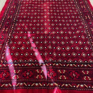 Floor Seating Sofa Cover with Rectangular and Round Cushions (Afghani Doshak/Toshak)