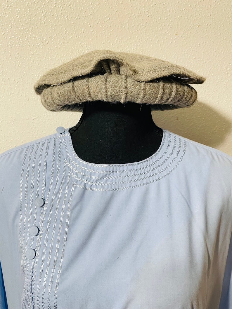 Afghan Pakol Hat/ Pakil Cap / Pashtun traditional hat / Pakol cap image 1