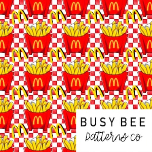 French Fries Seamless File , Food seamless File