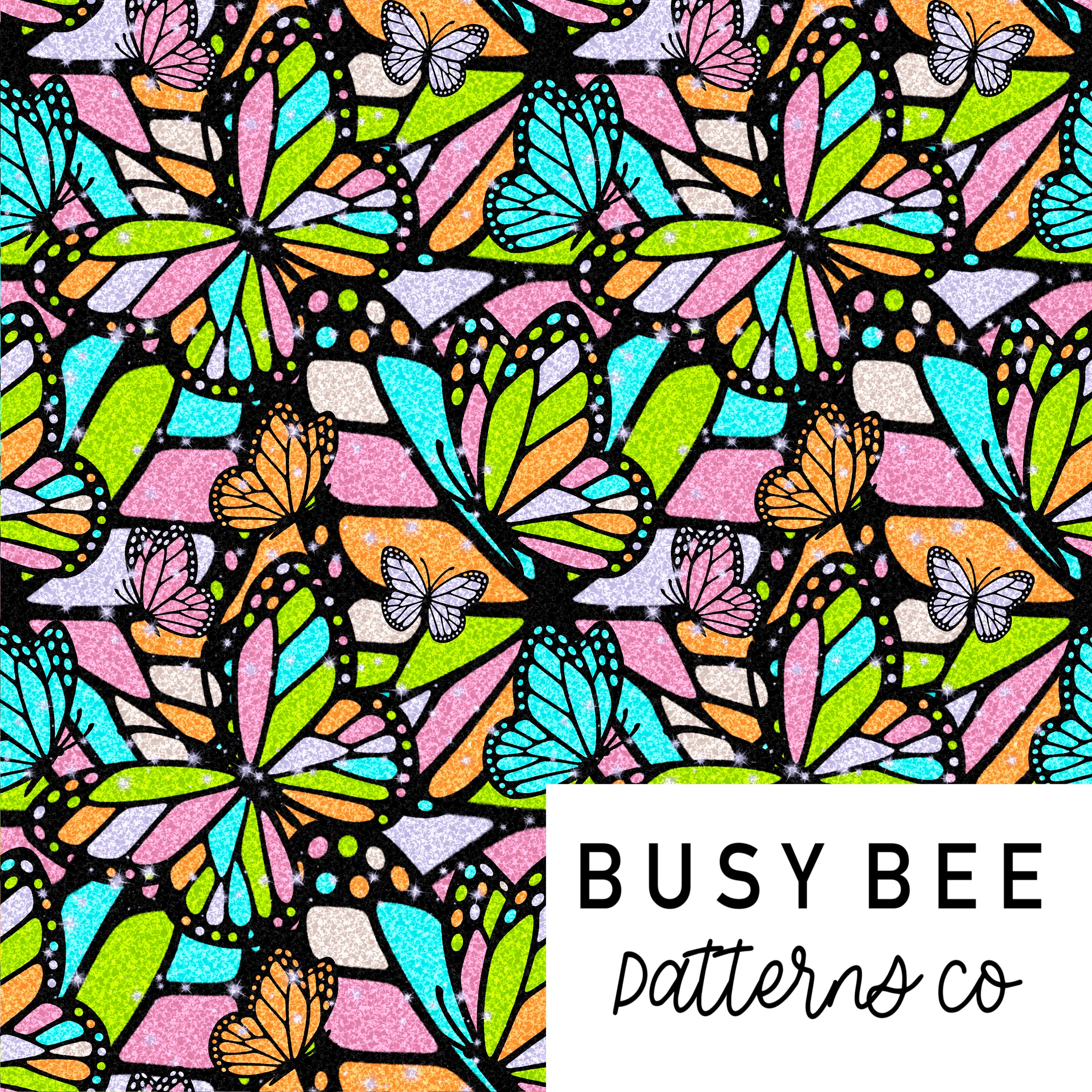 Monarch Butterfly Colorful Seamless File | Etsy