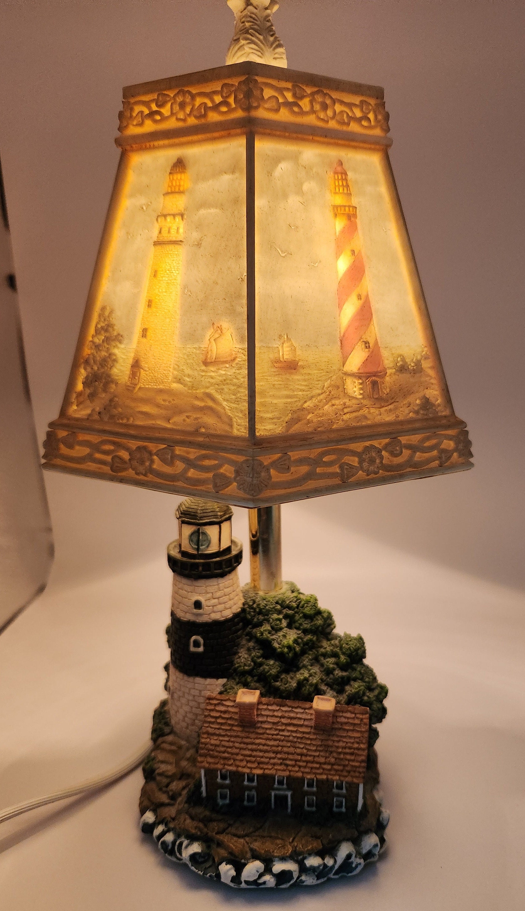 Vintage lighthouse lamp online