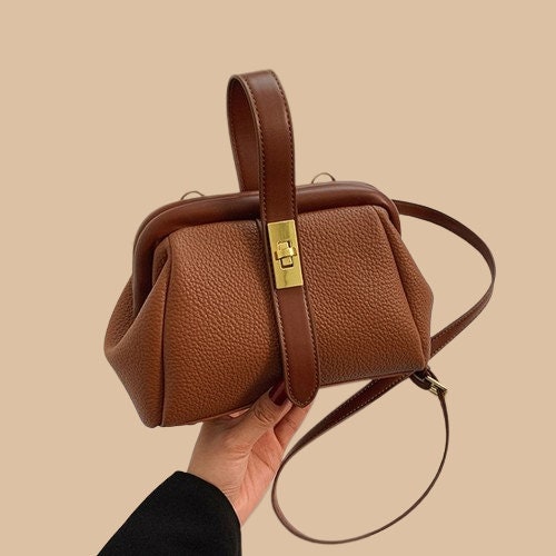 ELM BAY|Light Luxury Fashion Print Crescent Bag Aesthetic Bags for Women  Luxury Hand Bags Brands Replica Women's Handbag