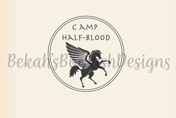 Camp halfblood Svg Included Pegasus And Long Island Sound