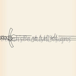 THRONE OF GLASS: You Do Not Yield (.svg .png .jpeg)