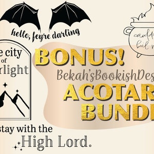 ACOTAR BONUS BUNDLE (svgs)