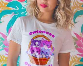 Süßes Kätzchen T-shirt Cuteness Overload