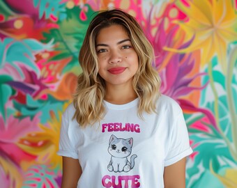 Kätzchen T-Shirt - Feeling Cute