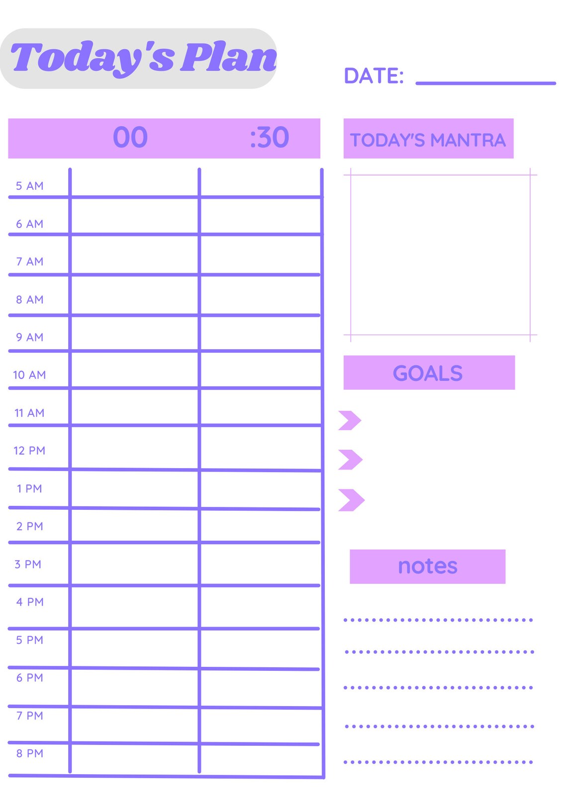 Digital Daily Planner Etsy