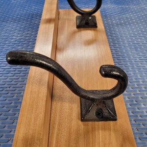 Oak Coat Rack with shelf