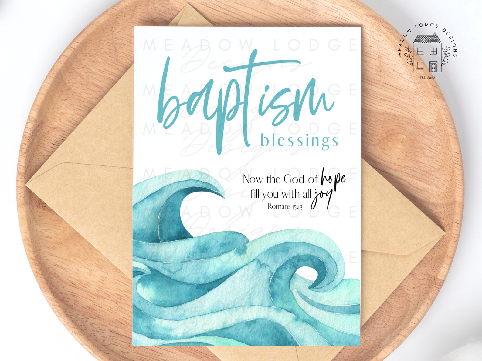 PRINTABLE Baptism Card Instant Download Teen Christian - Etsy
