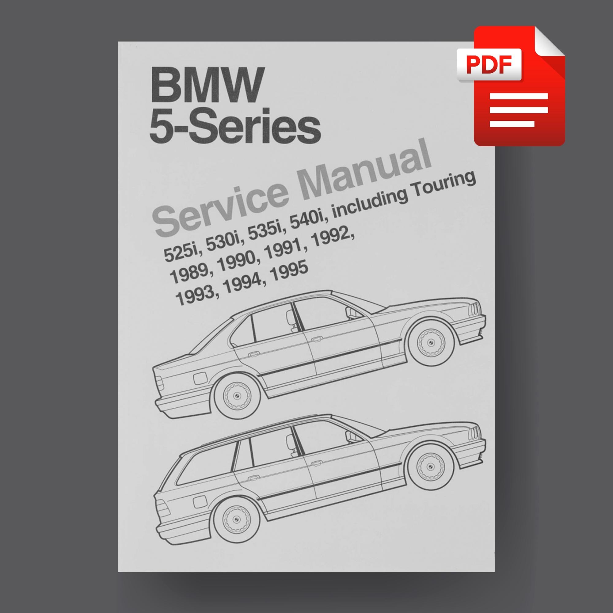 Bmw Series 5 Repair Manual - Etsy